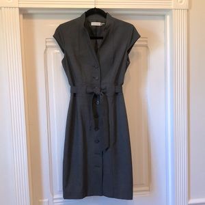 CALVIN KLEIN Charcoal Grey Dress